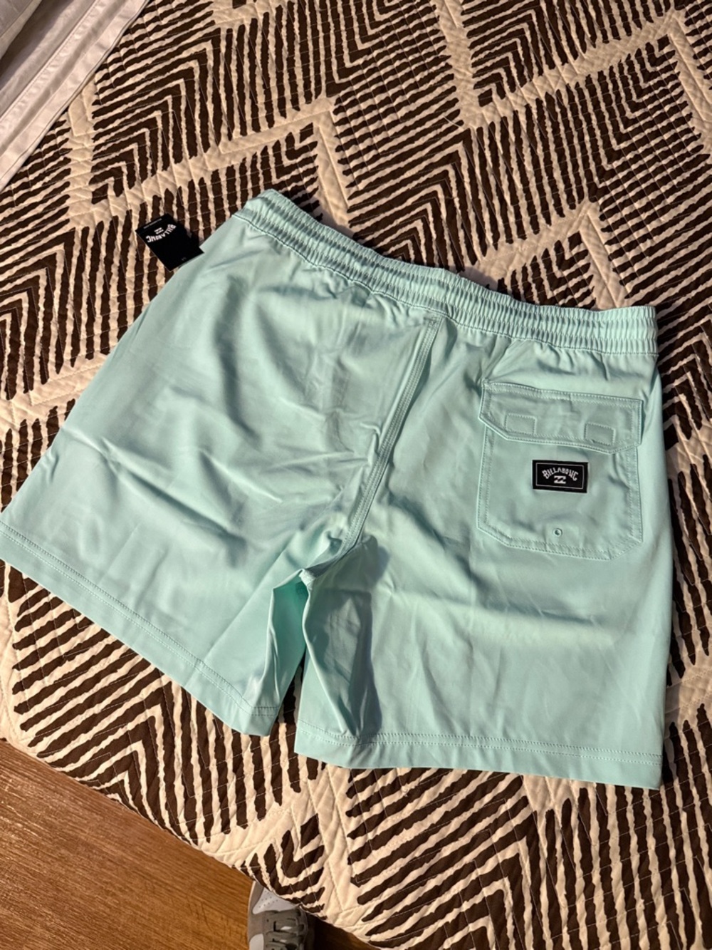 Billabong Mint Green Swim Trunks - Picture 2 of 7